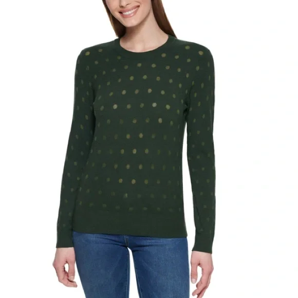 Polka dot sweater discount